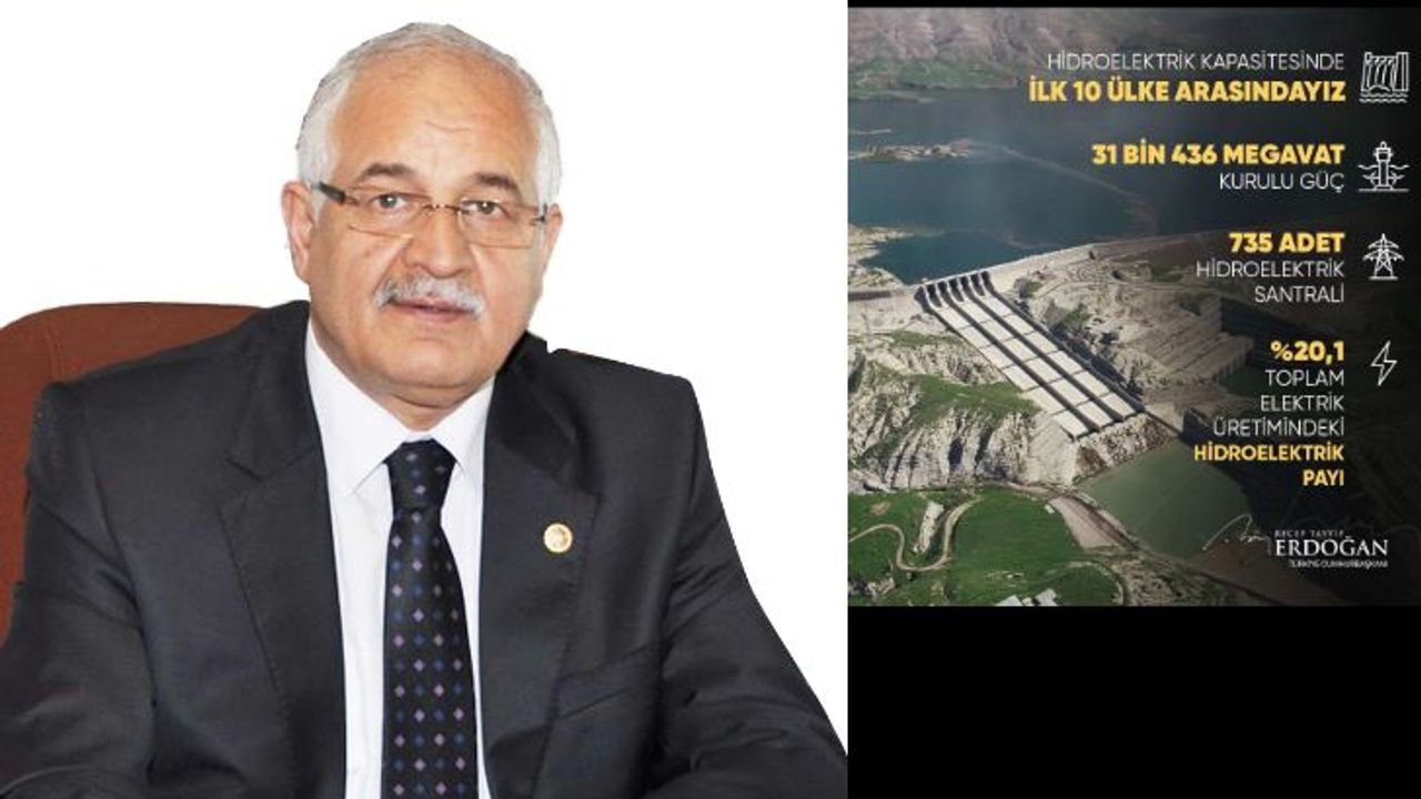 TÜRKİYE HİDROELEKTRİK KAPASİTESİNDE İLK 10 ÜLKE ARASINDA
