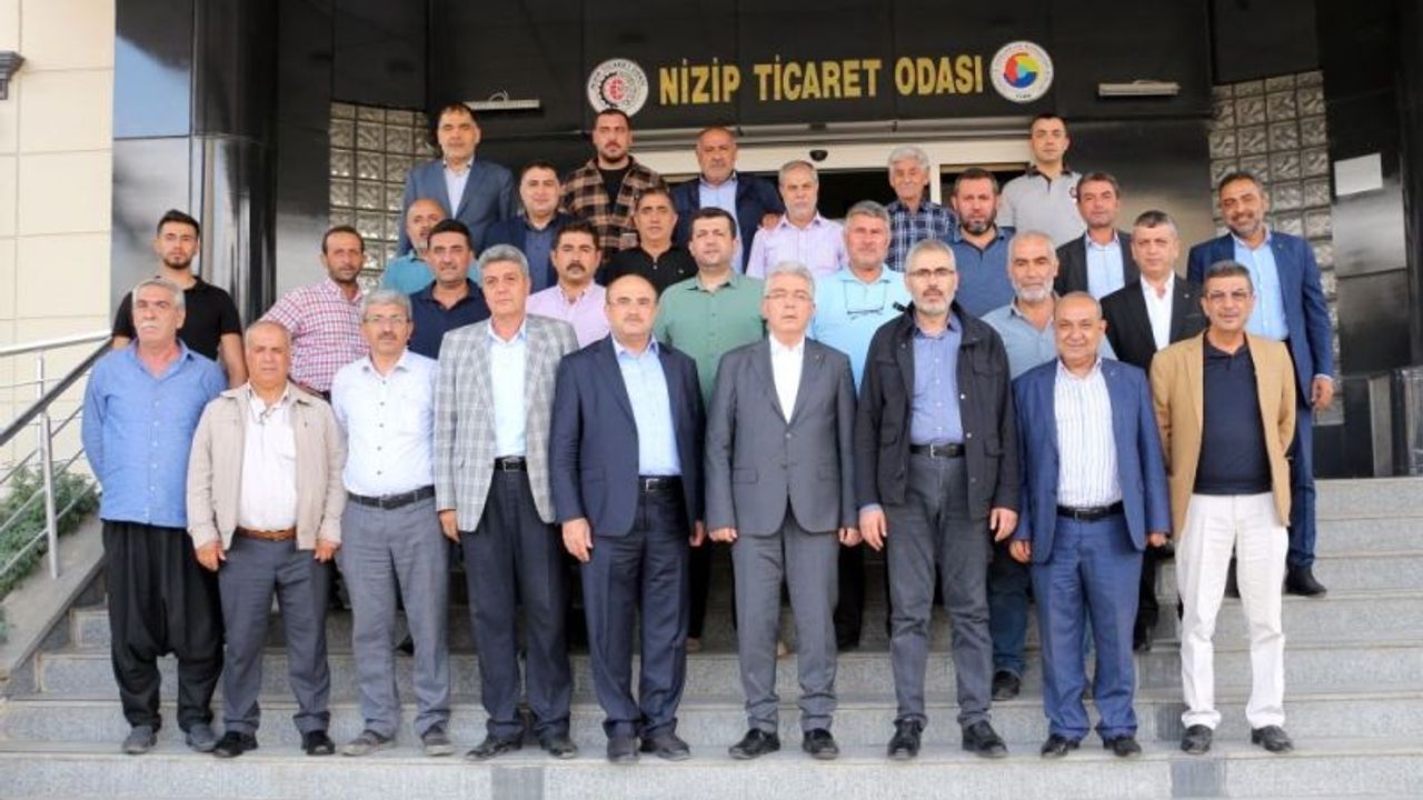 Nizip Belediyesi ve Ak Parti İlçe Yönetimi’nden NTO’ya Hayırlı Olsun Ziyareti