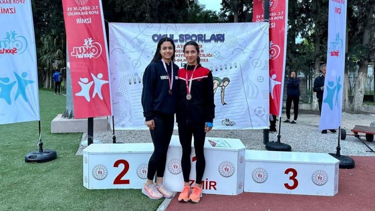 Atletizmde İki Türkiye İkinciliği geldi