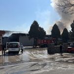 Gaziantep’te tekstil fabrikasında yangın