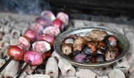 Gaziantep'in kış lezzetlerinden soğan kebabı damakları tatlandırıyor