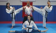 Üç Kızını Milli Sporcu Yapan Tekvando Antrenörü Baba Gururlu