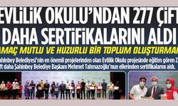 EVLİLİK OKULU’NDAN 277 ÇİFT DAHA SERTİFİKALARINI ALDI