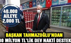 Başkan Tahmazoğlu’ndan 80 Milyon TL’lik Dev Nakti Destek