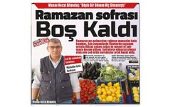 Ramazan sofrası boş kaldı