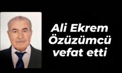 Ali Ekrem Özüzümcü hayatını kaybetti 