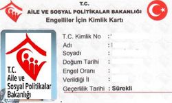 Engelli kimlik kartına ilişkin yönetmelik Resmi Gazete'de yayımlandı