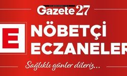 Gaziantep’te bugün 16 Ağustos Çarşamba hangi eczaneler nöbetçi