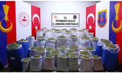  1 ton 319 kilogram esrar ele geçirildi