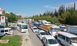 Gaziantep'te kazalar trafiği felç etti!