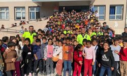 Öğrencilere trafik eğitimi verildi