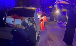 Düğün konvoyunda kaza! Gelin gözyaşlarına hakim olamadı