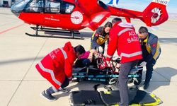 Ambulans Helikopter Hasta Kadın İçin Havalandı!