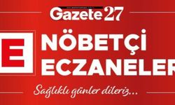 Gaziantep Şahinbey Nöbetçi Eczane Bugün 5 Aralık Salı 2023