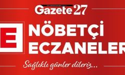 Gaziantep Şahinbey Nöbetçi Eczane Bugün 7 Aralık Perşembe 2023