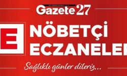 Gaziantep Şahinbey nöbetçi eczane bugün 8 Temmuz Pazartesi 2024