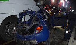 Yolcu Otobüsü İle Otomobilin Çarpıştı! 1 Kişi Öldü, 3 Kişi Yaralandı