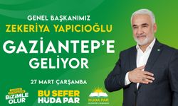 HÜDA PAR Genel Başkanı Yapıcıoğlu Gaziantep’e geliyor! İşte Geliş Sebebi…
