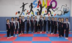 SANKO’nun  jimnastik başarısı