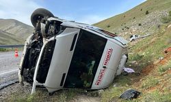 Yolcu Minibüsü Takla Attı: 1 ölü 12 Yaralı