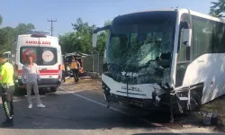 İşçi servisi kaza yaptı: Ölü ve çok sayıda yaralı var!