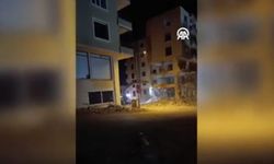 Gaziantep’te koca bina kağıt gibi katlandı