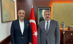 Orhan Kızılaslan ve Mustafa Destici BBP genel merkezinde buluştu