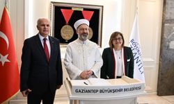 Diyanet İşleri Başkanı Erbaş Gaziantep'te temaslarda bulundu