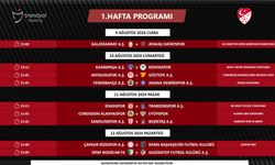 Süper Lig 1. ve 2. hafta programı