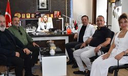 Gaziantep Tüccarlar Kulübü'nden Emektar'a teşekkür ziyareti