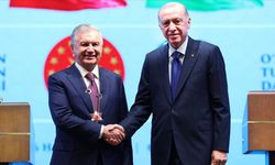 Erdoğan, Mirziyoyev İle Görüştü