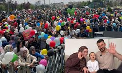 Bir Baba Seslendi, Yüzlerce Kişi Balonlarla Koştu