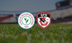 Çaykur Rizespor - Gaziantep FK Maçında İlk 11'ler Belli Oldu
