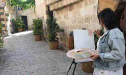 Gaziantep’in Sokaklarını Tuvaline Yansıtıyor!