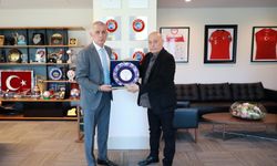 Sarıalioğlu, TFF Başkanı Hacıosmanoğlu'nu Ziyaret Etti