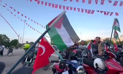 Motosiklet Sürücülerinden Gazze’ye Destek