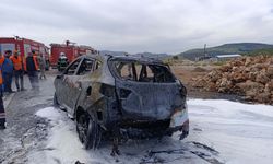 Seyir Halindeki Otomobil Yandı