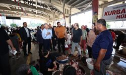 Tahmazoğlu'ndan Kurban Kesim Alanlarına Ziyaret!
