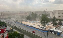 Gaziantep'te Fırtına Tozu Dumana Kattı!