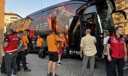 Galatasaray'a, Gaziantep'te Coşkulu Karşılama
