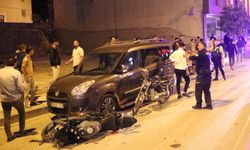Gaziantep'te Motosiklet Kazası! Yaralılar Var..