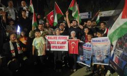 Gaziantep’te Gazze İçin Binlerce Ses Yükseldi