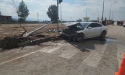 Gaziantep Plakalı Araç Hatay’da Çarpıştı