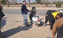 Cip ile Motosiklet Çarpıştı