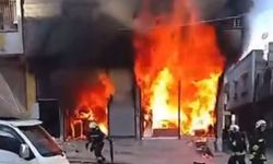 Gaziantep’te iş yerinde korkutan alevler