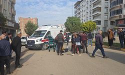 Minibüse Çarpan Motosiklet Sürücüsü Yaralandı