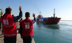 19. İyilik Gemisi Mersin’den Uğurlandı