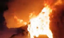 Seyir Halindeki Otomobil Alev Aldı