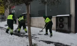 Karla Mücadelede Büyükşehir Ekipleri Sahada