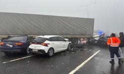 Şok kazanın ardından TAG otoyolu trafiğe kapatıldı